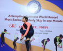 Yogbale Tanushree Pitrodi from Udupi has attempts a second Guinness World Record